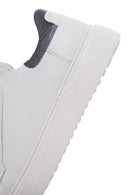 Erkek Beyaz Bağcıklı Deri Sneaker | Derimod Erkek Beyaz Bağcıklı Deri Sneaker | Derimod