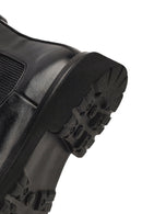 Men's Black Lace-up Leather Chelsea Boot | Derimod Men's Black Lace-up Leather Chelsea Boot | Derimod