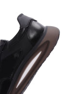 Erkek Siyah Deri Sneaker | Derimod Erkek Siyah Deri Sneaker | Derimod