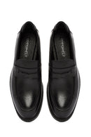 Erkek Siyah Deri Klasik Loafer | Derimod Erkek Siyah Deri Klasik Loafer | Derimod