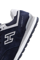 Hammer Jack Erkek Lacivert Süet Deri Chile M Sneaker | Derimod Hammer Jack Erkek Lacivert Süet Deri Chile M Sneaker | Derimod