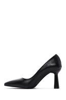 Kadın Siyah Topuklu Deri Stiletto | Derimod Kadın Siyah Topuklu Deri Stiletto | Derimod