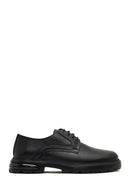 Men's Black Lace-Up Thick-Soled Leather Casual Shoe | Derimod Men's Black Lace-Up Thick-Soled Leather Casual Shoe | Derimod