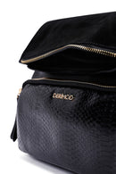 Kadın Siyah Uzun Askılı Çapraz Çanta | Derimod Kadın Siyah Uzun Askılı Çapraz Çanta | Derimod