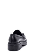 Women's Black Leather Tassel Loafer | Derimod Women's Black Leather Tassel Loafer | Derimod