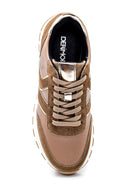 Kadın Deri Süet Detaylı Sneaker | Derimod Kadın Deri Süet Detaylı Sneaker | Derimod