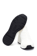 Women's White Thick Soled Sneaker | Derimod Women's White Thick Soled Sneaker | Derimod