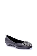 Women's Stone Ballerina | Derimod Women's Stone Ballerina | Derimod