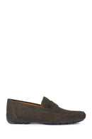 Geox Men's Brown Kosmopolis + Grip Suede Leather Casual Loafer | Derimod Geox Men's Brown Kosmopolis + Grip Suede Leather Casual Loafer | Derimod