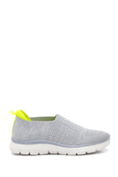 Kadın Gri Neon Detaylı Sneaker | Derimod Kadın Gri Neon Detaylı Sneaker | Derimod