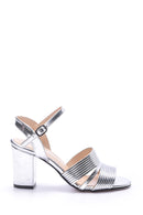 Women's Silver Heeled Shoes | Derimod Women's Silver Heeled Shoes | Derimod