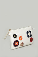 Women's Portfolio with Flower Detail | Derimod Women's Portfolio with Flower Detail | Derimod
