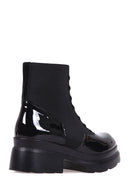 Patent Leather Detailed Women's Boots | Derimod Patent Leather Detailed Women's Boots | Derimod