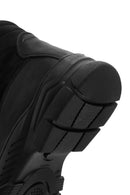 Men's Black Leather Outdoor Boots | Derimod Men's Black Leather Outdoor Boots | Derimod
