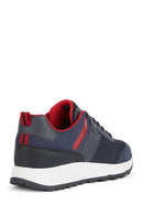 Geox Erkek Lacivert Terrestre Abx Bağcıklı Deri Casual Sneaker | Derimod Geox Erkek Lacivert Terrestre Abx Bağcıklı Deri Casual Sneaker | Derimod