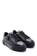 Kadın Deri Fermuarlı Sneaker | Derimod Kadın Deri Fermuarlı Sneaker | Derimod