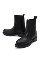 Women's Black Thick Soled Chelsea Boots | Derimod Women's Black Thick Soled Chelsea Boots | Derimod