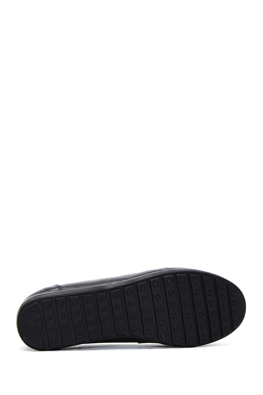 Kadın Siyah Deri Comfort Loafer