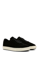 Men's Black Suede Leather Sneaker | Derimod Men's Black Suede Leather Sneaker | Derimod