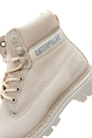 Caterpillar Women's Beige Nubuck Leather Colorado Boots | Derimod Caterpillar Women's Beige Nubuck Leather Colorado Boots | Derimod