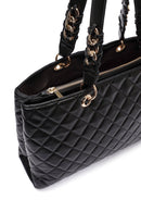 Women's Black Quilted Shoulder Bag | Derimod Women's Black Quilted Shoulder Bag | Derimod