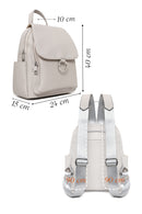 Woman Gray Backpack | Derimod Woman Gray Backpack | Derimod