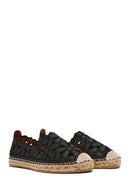 Women's Black Espadrille | Derimod Women's Black Espadrille | Derimod