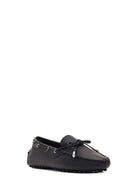 Women's Black Tasselled Leather Loafer | Derimod Women's Black Tasselled Leather Loafer | Derimod