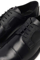 Men's Black Lace-up Leather Casual Shoes | Derimod Men's Black Lace-up Leather Casual Shoes | Derimod