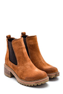 Women's Leather Suede Chelsea Boots | Derimod Women's Leather Suede Chelsea Boots | Derimod