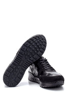 Men's Leather Suede Detailed Sneaker | Derimod Men's Leather Suede Detailed Sneaker | Derimod