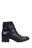 Crocodile Patterned Women's Boots | Derimod Crocodile Patterned Women's Boots | Derimod