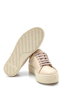 Women's Leather Zipper Sneaker | Derimod Women's Leather Zipper Sneaker | Derimod