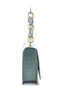 Women's Crocodile Patterned Crossbody Bag | Derimod Women's Crocodile Patterned Crossbody Bag | Derimod