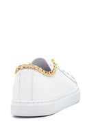 Women's Leather Chain Sneaker | Derimod Women's Leather Chain Sneaker | Derimod