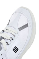 Kadın Beyaz Bağcıklı Kalın Tabanlı Sneaker | Derimod Kadın Beyaz Bağcıklı Kalın Tabanlı Sneaker | Derimod