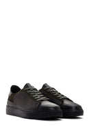 Erkek Yeşil Deri Sneaker | Derimod Erkek Yeşil Deri Sneaker | Derimod