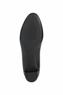 Geox Women's Black Pheby 50 Leather Thick Heeled Shoes | Derimod Geox Women's Black Pheby 50 Leather Thick Heeled Shoes | Derimod