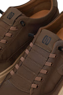 Derimod Zero Male Brown Lace-up Thick-soled Fabric Sneaker | Derimod Derimod Zero Male Brown Lace-up Thick-soled Fabric Sneaker | Derimod