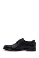 Erkek Siyah Bağcıklı Deri Klasik Ayakkabı | Derimod Erkek Siyah Bağcıklı Deri Klasik Ayakkabı | Derimod