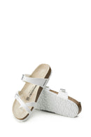Birkenstock Kadın Beyaz Mayari Bf Parmak Arası Düz Terlik | Derimod Birkenstock Kadın Beyaz Mayari Bf Parmak Arası Düz Terlik | Derimod