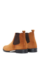 Men's Tan Suede Leather Chelsea Boots | Derimod Men's Tan Suede Leather Chelsea Boots | Derimod