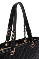 Women's Black Quilted Shoulder Bag | Derimod Women's Black Quilted Shoulder Bag | Derimod