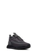 Derimod Zero Male Gray Thick-Soled Lace-Up Fabric Sneaker | Derimod Derimod Zero Male Gray Thick-Soled Lace-Up Fabric Sneaker | Derimod