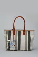 Fabric Women's Shoulder Bag | Derimod Fabric Women's Shoulder Bag | Derimod