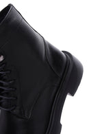 Men's Black Leather Boots | Derimod Men's Black Leather Boots | Derimod