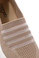 Derimod Zero Women's Beige Fabric Casual Sneakers | Derimod Derimod Zero Women's Beige Fabric Casual Sneakers | Derimod
