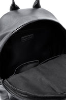 Women's Black Patterned Backpack | Derimod Women's Black Patterned Backpack | Derimod