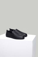 Black Men's Leather Espadrille | Derimod Black Men's Leather Espadrille | Derimod