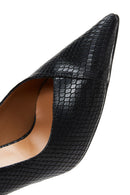 Women's Black Patterned Stiletto | Derimod Women's Black Patterned Stiletto | Derimod